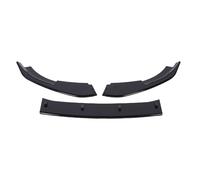 Asixxsix Spoiler per Labbro per Paraurti Anteriore, 3pcs Spoiler per Labbro Anteriore Spoiler Splitter Kit Bumper Labbro Diffusore Sostituzione per Mk6 GTD 2008 a 2012 Gloss Nero
