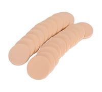 Asixxsix Spugna per Trucco Rotonda Antibatterica a Rimbalzo Rapido per Truccatori, 20 Pezzi a Doppio Uso e Soffio per Cipria Rotondo Riutilizzabile per gli Appassionati di Trucco