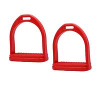 Asixxsix Staffe per Equitazione, Staffe di Sicurezza per Equitazione, da Sella in Plastica con Battistrada in Gomma Antiscivolo con Pedana Ampia Ergonomica, per Cavallo Leggere e Resistenti agli