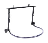 Asixxsix Supporto per Armonica, Supporto Angolare Regolabile in Acciaio Legato di Alta qualità con Rotazione del Dado per Armoniche a 10 Fori e 24 Fori, Tutore per Collo