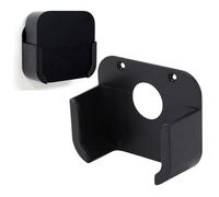 Asixxsix Supporto per Decoder Via Cavo, Staffa per Montaggio a Parete in ABS per Set Top Box TVOS 4, Supporto a Parete Salvaspazio per TV Home Streaming Entertainment