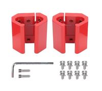 Asixxsix Supporto per Guida per Cassetta degli Attrezzi per Imballaggio, Clip per Guida Adattatore Universale per Guida per Imballaggio Supporti Laterali Sull'Angolo della Guida per