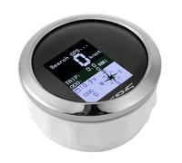 Asixxsix Tachimetro, Tachimetro GPS Digitale Marino Universale 85 Mm, Contachilometri Impermeabile IP67, Voltmetro Viaggio Cog Odo, per Auto, Barche, Yacht, Motociclette (quadrante nero)