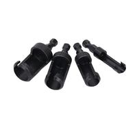 Asixxsix Taglierina per Tasselli per Legno, Set di Taglierine per Tasselli di Dimensioni Multiple da 1/4 3/8 1/2 5/8 Pollici, Set di Punte per Trapano per per Legno con Gambo Esagonale da /4 in