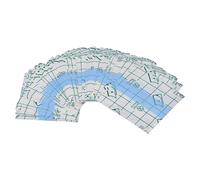 Asixxsix Tavolozza per Impastare il Trucco, Vassoio per Impastare Fondotinta Autoadesivo Impermeabile da 100 Pezzi, Tavolozza per Mani Usa e Getta con per Principianti di Trucco Salone per Uso