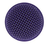 Asixxsix Testa a Sfera di Ricambio per Microfono con Griglia, Riduzione del Rumore di Ricambio per Griglia del Microfono per SM58LC (PURPLE)