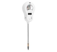 Asixxsix Tester del Suolo 6 in 1, Misuratore Digitale di Fertilità PH Umidità Temperatura Luce del Suolo con Sensori Ad Alta Sensibilità, per Piante da Giardinaggio All'aperto