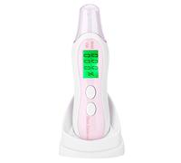 Asixxsix Tester per l'umidità della Pelle con Display LCD, Analizzatore Dell'olio della Pelle per Casa, Viaggi, Salone di Bellezza, Materiali (WHITE)