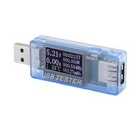 Asixxsix Tester USB, Misuratore di Potenza USB Ad Alta Precisione con Display Multiplo, Tester di Tensione e Corrente con Multifunzione Portatile per Utenti di Laboratori di Fabbrica
