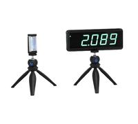 Asixxsix Timer Wireless, di cronometraggio a infrarossi con Display a 5 cifre e Reset Automatico, cronometro Gara per Corsa, Motociclismo