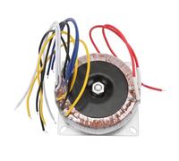 Asixxsix Trasformatore toroidale da 200 W, trasformatore per amplificatori a valvole in rame puro con doppia tensione CA 28 V e doppia tensione CC 12 V, per preamplificatori.