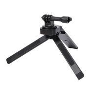 Asixxsix Treppiede Magnetico Pieghevole, Mini Supporto per Fotocamera Portatile in Lega di Alluminio con Porta Filettata Universale da 1/4 di Pollice per Action Cam, Angolo Regolabile a