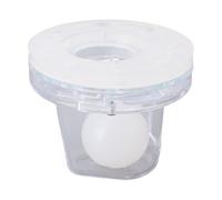 Asixxsix Valvola a Sfera Autosvuotante per Barche, Scarico a Sfera in Plastica Trasparente 1-1/8 Pollici con Guarnizione Impermeabilizzante per, Yacht, Sostituisce i Deflettori