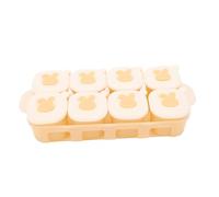 Asixxsix Vassoio per Congelatore in Silicone, Vassoio per Congelatore per Alimenti in Silicone Riutilizzabile, Stampo per Contenitore per per Zuppa, Contenitore per