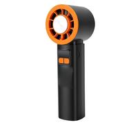 Asixxsix Ventilatore Portatile con Dispositivo di Raffreddamento del Ghiaccio, Ventilatore Personale Ricaricabile da 3000 MAh, Torcia a LED a 100 Livelli di velocità (BLACK)