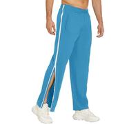 ASIYAN Pantaloni Riabilitativi for Donna E Uomo, Taglie dalla M alla 3XL, Pantaloni da Jogging Larghi, Tinta Unita, Pantaloni della Tuta A Gamba Larga, Elastico in Vita, Lunghi(Blue 3,L)