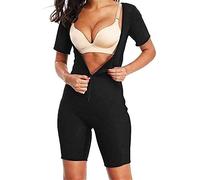 ASIYAN Tuta da Sauna da Donna for La Perdita di Peso, Tuta da Sauna con Controllo della Pancia, Body Modellante, Allenatore della Vita, Body Snellente S-3XL, Tuta da Sauna(Noir,3XL)