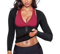 ASIYAN Tute da Sauna S-3XL, Gilet Dimagrante, Felpa A Maniche Lunghe, Snellente, Pancia Piatta, for Perdere Peso, Tuta Modellante for Sauna, Allenamento(3XL)