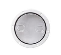 ASJFGTEH Piastra di Coperta Antiscivolo Resistente alla corrosione Accesso Marino Portello di ispezione for Barche Copertura da 4/6 Pollici Accessori for Barche Marine(Type1 4inch)