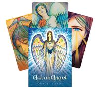 Ask An Angel Oracle Deck Carte Esoteriche Telling Blu Angelo Divinazione Ask42