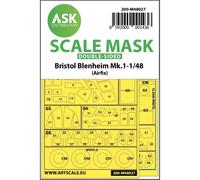 ASK ART KIT SCALE M48027 MASCHERA BRISTOL BLENHEIM MK.I (AIRFIX) 1/48