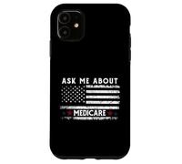 Ask Me About Medicare Health Insurance Consultant Agent Cool Custodia per iPhone 11