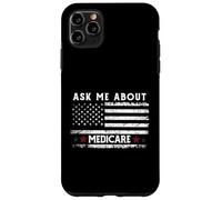 Ask Me About Medicare Health Insurance Consultant Agent Cool Custodia per iPhone 11 Pro Max