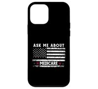 Ask Me About Medicare Health Insurance Consultant Agent Cool Custodia per iPhone 12 mini