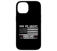 Ask Me About Medicare Health Insurance Consultant Agent Cool Custodia per iPhone 14