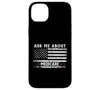Ask Me About Medicare Health Insurance Consultant Agent Cool Custodia per iPhone 14 Plus
