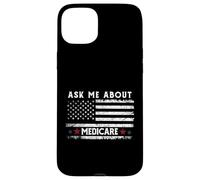 Ask Me About Medicare Health Insurance Consultant Agent Cool Custodia per iPhone 15 Plus