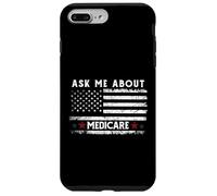 Ask Me About Medicare Health Insurance Consultant Agent Cool Custodia per iPhone 7 Plus/8 Plus