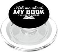 Ask Me About My Book Published Author Writer PopSockets PopGrip per MagSafe