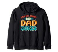 Ask Me About My Dad Jokes Funny Father's Day Dad Joke Felpa con Cappuccio