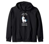 Ask Me About My Explosive Diarrhea Funny Poop Meme Unicorn Felpa con Cappuccio