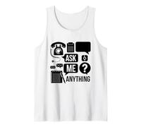 Ask Me Anything Receptionist Assistente segretario alla reception Canotta