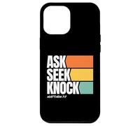 Ask Seek Knock Matthew 7:7 Christian Faith Design Custodia per iPhone 12 Pro Max