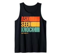 Ask Seek Knock Matthew 7:7 Christian Men Women Faith Canotta