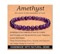 ASKFNASDKMFN Braccialetto in corniola, pietra della fortuna, con perline di cristallo naturali elasticizzate, idea regalo per donne e uomini, unisex