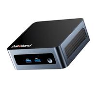 AskHand Mini PC AMD Ryzen 7 5700U (8 Core 16 Thread, bis zu 4,3 GHz) 16 GB DDR4 RAM 512 GB PCIE SSD, Windows 11 Pro/WiFi 6 /BT-5.2 /USB*4 /USB-C /2*HDMI, 4K@60Hz Dreifache gleichzeitige Anzeige