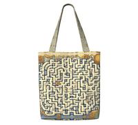 ASKhgg Borsa tote in tela con stampa mappa del tesoro labirinto, borse da donna, borsa a tracolla, portafoglio, per viaggi, lavoro, palestra