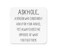 Askhole Una Persona Che Chiede Consigli Magnete Da Frigo - Scherzo Divertente