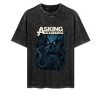 Asking Alexandria Hourglass Mens T-Shirt Black Unisex Top Tee S