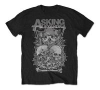 Asking Alexandria Skull Stack 2 ufficiale Uomo maglietta unisex