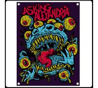 ASKING ALEXANDRIA Textile Poster Bandiera (strong fabric) OFFICIAL MERCHANDISE