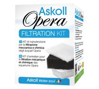 Askoll Opera Filtration Kit Ricambio Filtro Meccanico Chimico Originale Acquari