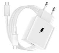 ASKUBSKU 45W Caricatore Mini e Cavo 1 M per Samsung A36 A56 5G M56,Ricarica Rapida PD Adattatore di Caricabatterie USB C e Tipo C Cavo per Galaxy S26+ S25 Ultra S25+ S24 Ultra S23Ultra S22+ Tab S9 FE+