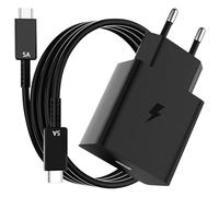 ASKUBSKU 45W Caricatore Mini e Cavo per Galaxy A56 5G A36 M56,Rapid Charging PD Adattatore di Caricabatterie USB C e 1M Cavo Tipo C per Samsung S26+ S25 Ultra S25+ S24 S23 Ultra S23+ S22+ Tab S9 FE+