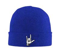 ASL I Love You Sign Language Berretto Sci Confortevole Berretto Termica Cappello Invernale per Uomini Arrampicata Corsa