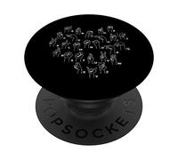 ASL ILY Heart Sign Language Interpreter Deaf ASL Teacher PopSockets PopGrip Intercambiabile